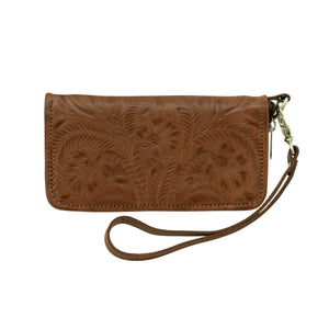 Ladies' Zip-Around Wallet SKU# 6665082 Antique Brown